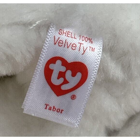 TY Beanie Boos 6" TABOR the Pink & White Tiger Plush Stuffed Animal Toy NWT - Picture 7 of 9